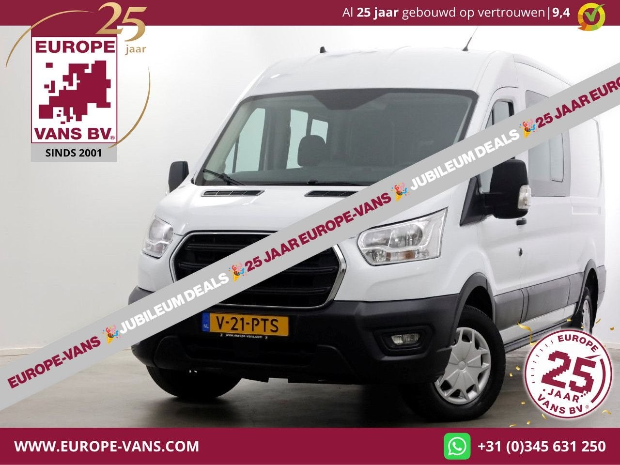 Ford Transit 2.0 TDCI 170pk RWD L3H2 Trend D.C. Airco/Cruise, Achat, Electronic Stability Program (ESP), Entreprise, Diesel