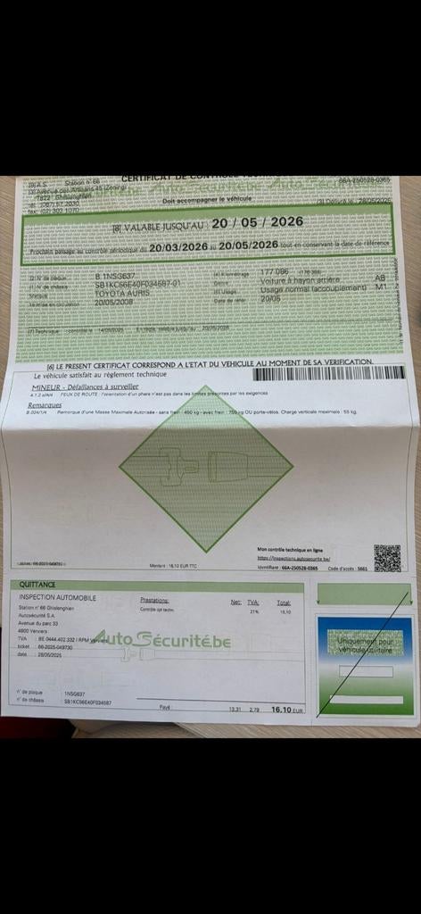 Toyota Auris 2008, Bricolage & Construction