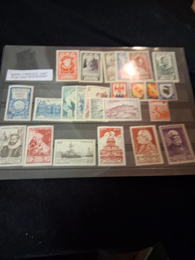 6 presentoirs timbres xx et obliteres: France, Chine + autre, Timbres & Monnaies, Enlèvement ou Envoi