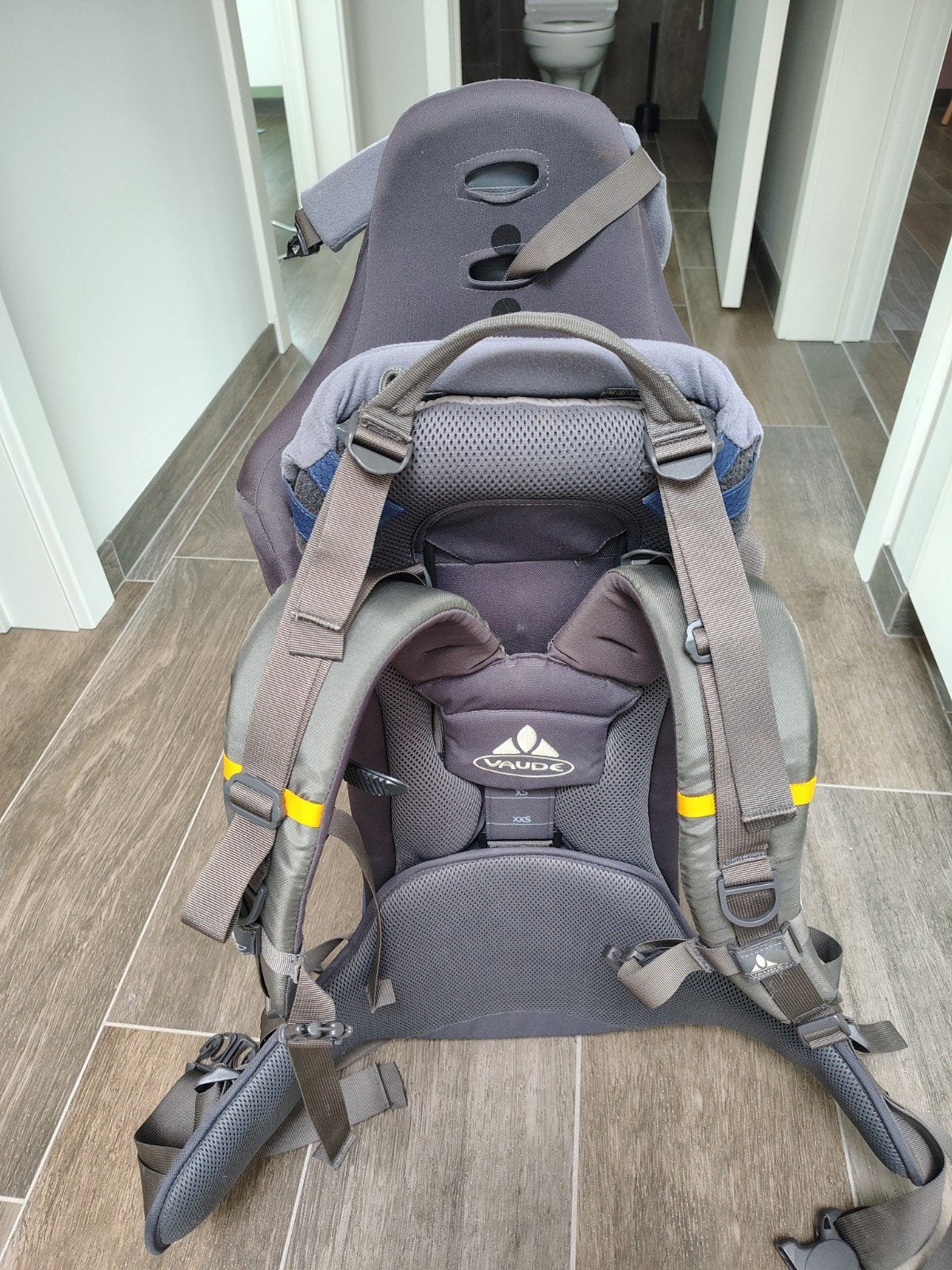 Vaude kinderdraagzak, Kinderen en Baby's, Ophalen, Zo goed als nieuw, Rug