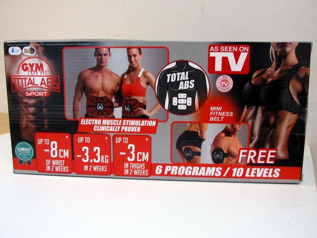 Ceinture d'électrostimulation Gym form Total ABS Sport, Enlèvement ou Envoi, Neuf