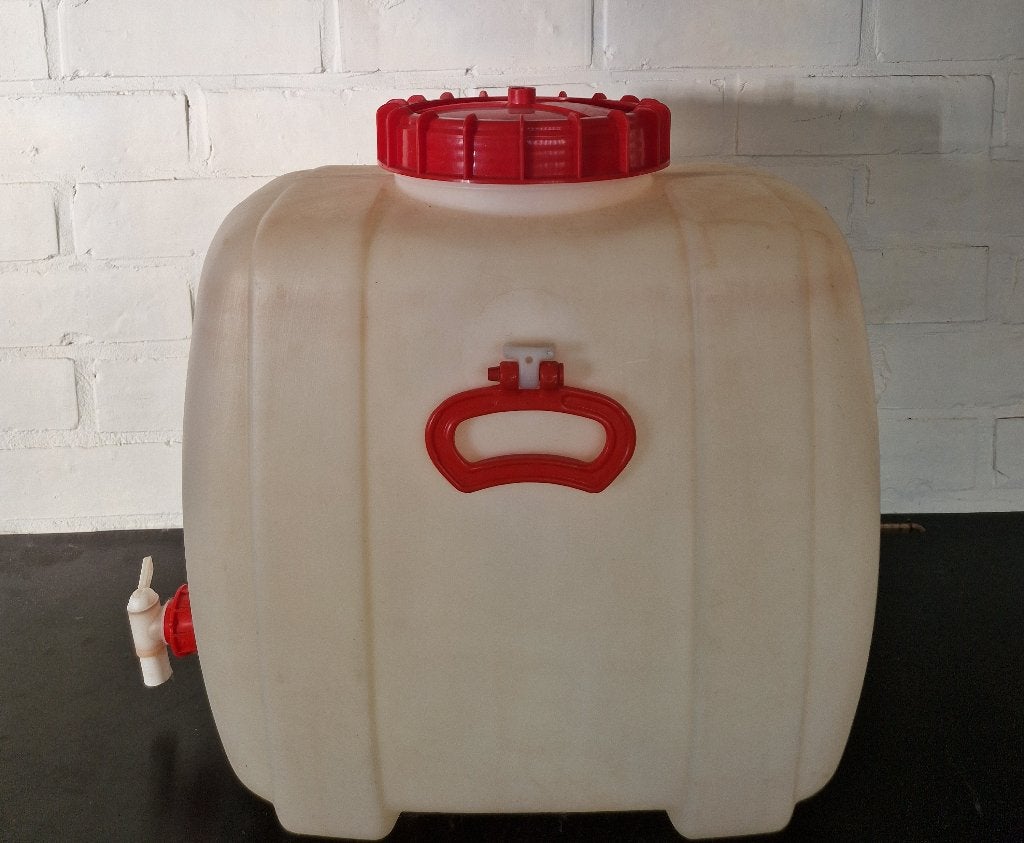 Kunststof Gistvat / Drankvat 60 Liter, Ophalen, Gebruikt