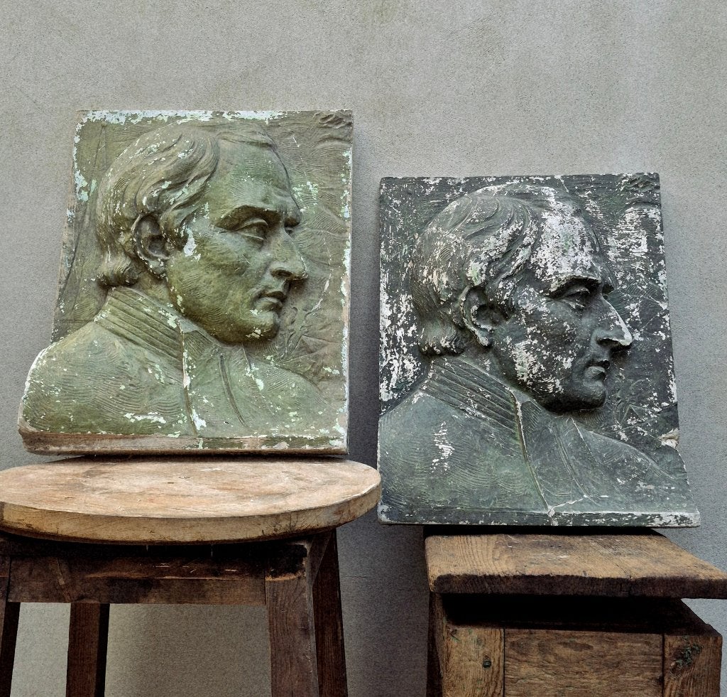 Bas-relief studies door Maurice vander Meeren, Antiquités & Art, Antiquités | Objets religieux, Enlèvement