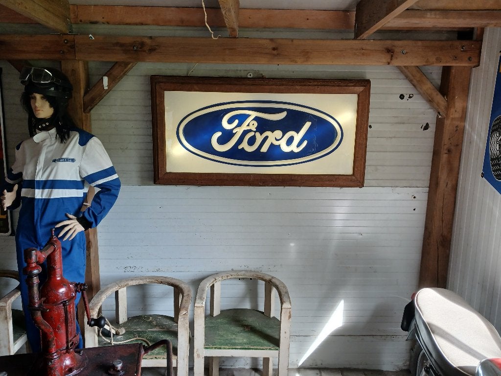 Lampe publicitaire Ford, Enlèvement, Utilisé, Table lumineuse ou lampe (néon)