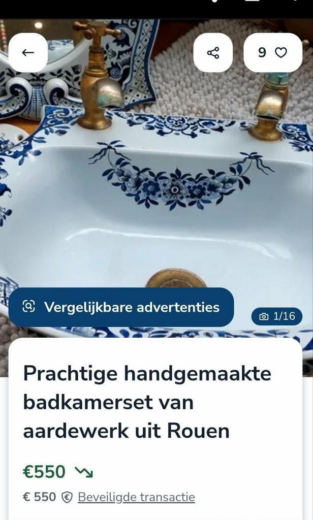 Mooie porcelaine set., Ophalen