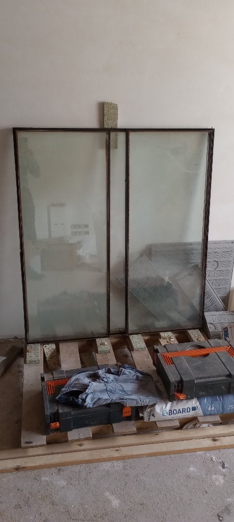 dubbel glas, Bricolage & Construction, Vitres, Châssis & Fenêtres, Double vitrage, Fenêtre de façade ou Vitre, Enlèvement, Utilisé