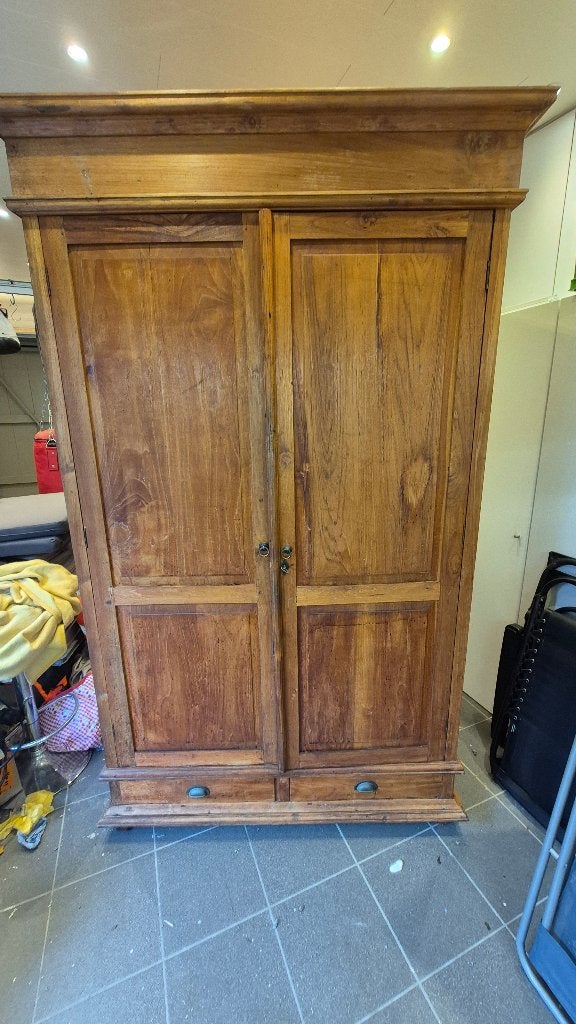 Armoire en teck, Maison & Meubles, Teck, 100 à 150 cm, Enlèvement, Utilisé