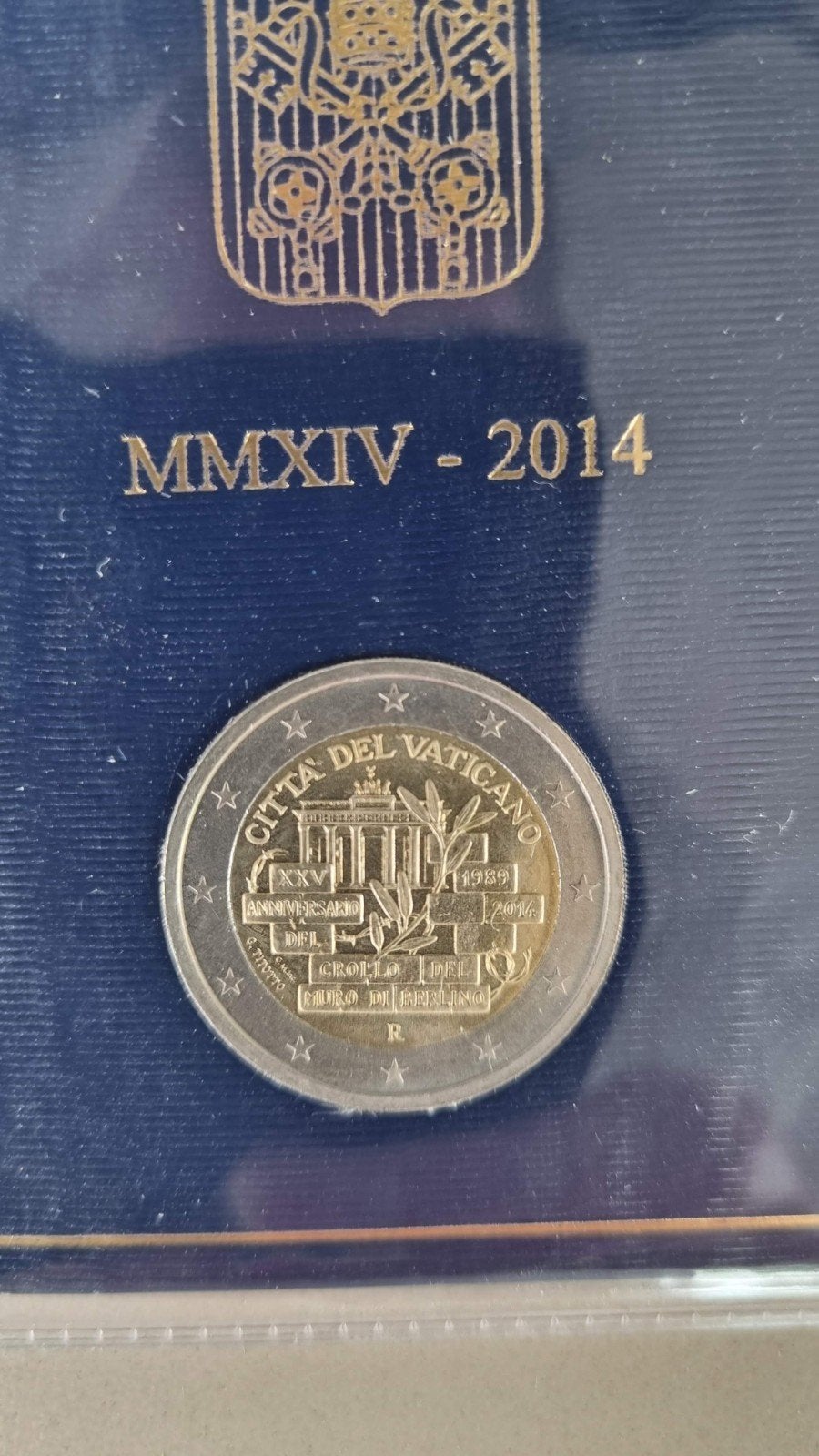 val Berlijnse muur, Ophalen, Vaticaanstad, 2 euro