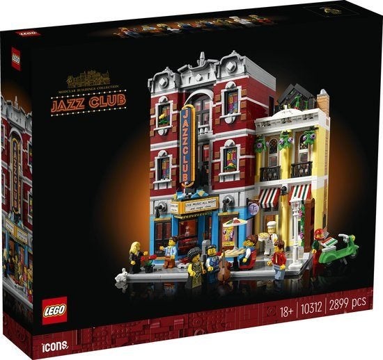 LEGO Modular Building 10312 Jazz Club SEALED NIEUW, Nieuw, Ophalen of Verzenden, Compleet, Lego