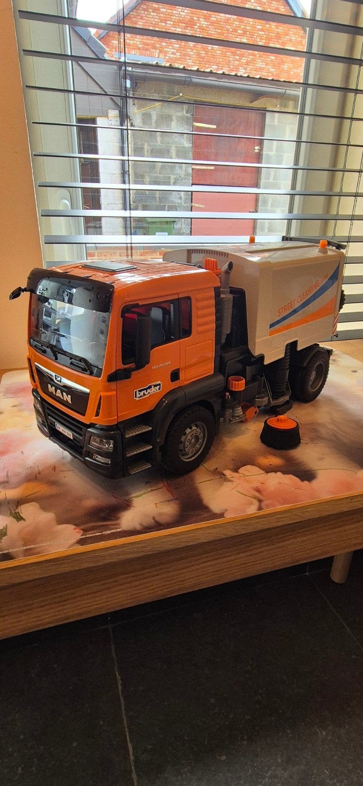 BRUDER kuiswagen, Ophalen