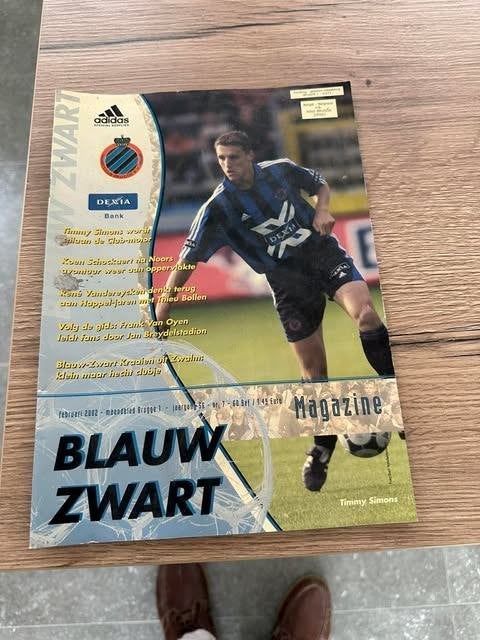 Blauw Zwart magazine Timmy Simons 2002, Gebruikt, Info@bliiuwzwar.mz, Boek of Tijdschrift, Blauw zwart