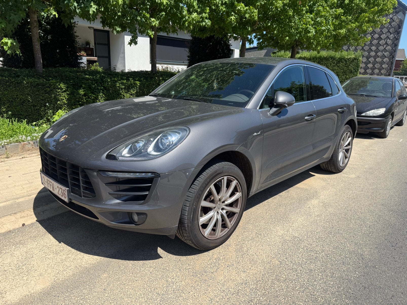Porsche Macan S Diesel 12.2014 Xenon Leder Navi EURO 6B, Auto's, Automaat, Euro 6, Bruin, Leder