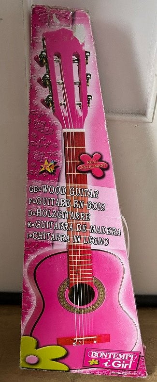 Guitare en bois rose pour enfant Bontempi i girl, Enlèvement, Utilisé, Guitare classique ou espagnole