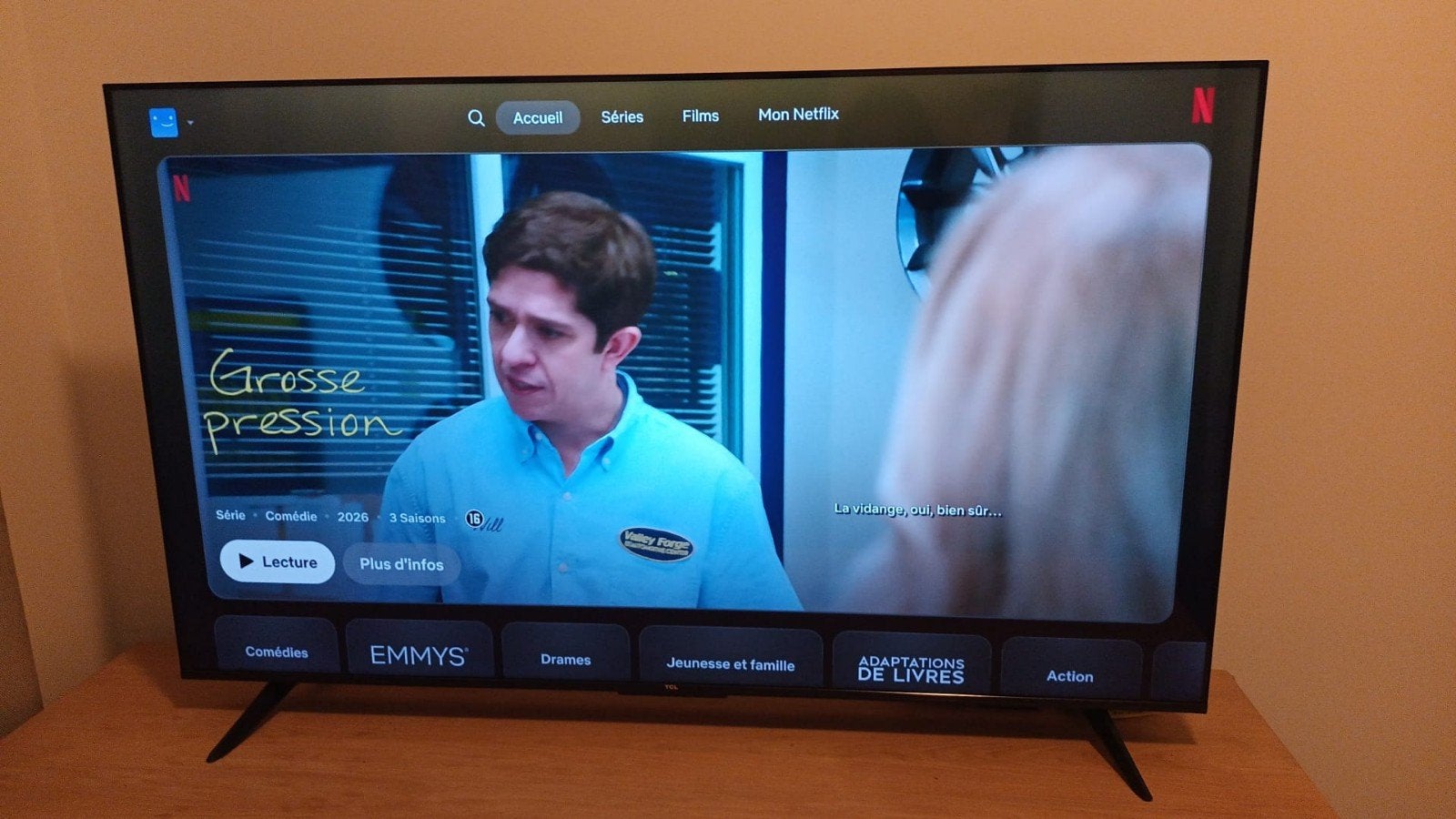 Téléviseur intelligent TCL 58P635 (58 pouces/147 cm - Largeu, TV, Hi-fi & Vidéo, Enlèvement, Smart TV