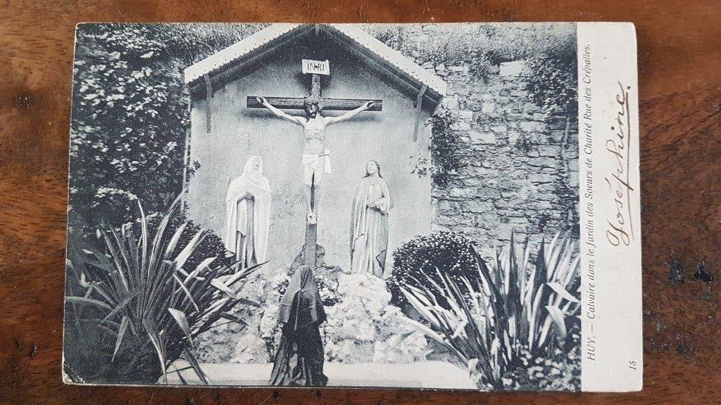Carte postale Huy Calvaire Soeurs de Charité, Collections, Enlèvement ou Envoi, Avant 1920, Affranchie, Liège