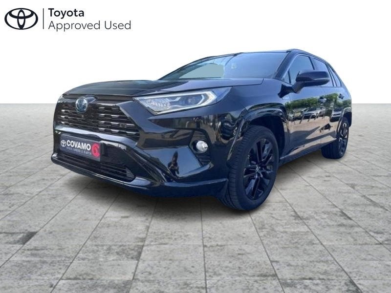Toyota rav4 RAV4  5DRS 2.5 HYBRID E-CVT BLACK EDITION, Auto's, 131 kW, Zwart, 5 deurs, Hybride Elektrisch/Benzine
