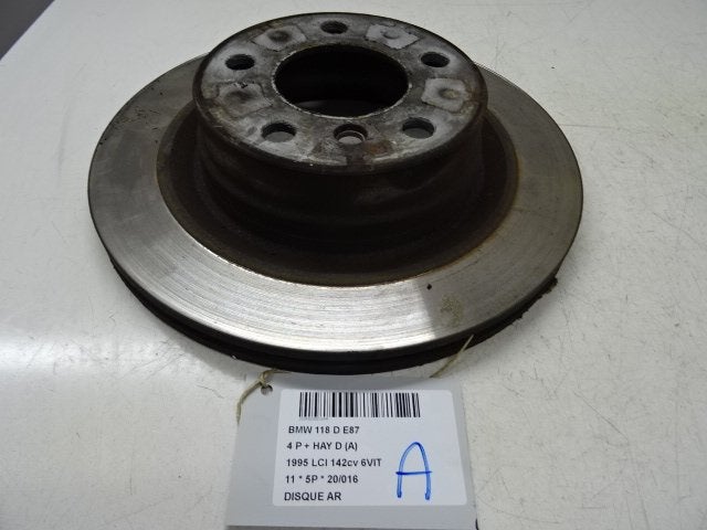 FREIN DISQUE ARRIÈRE BMW 1 serie (E87 / 87N), Utilisé, BMW