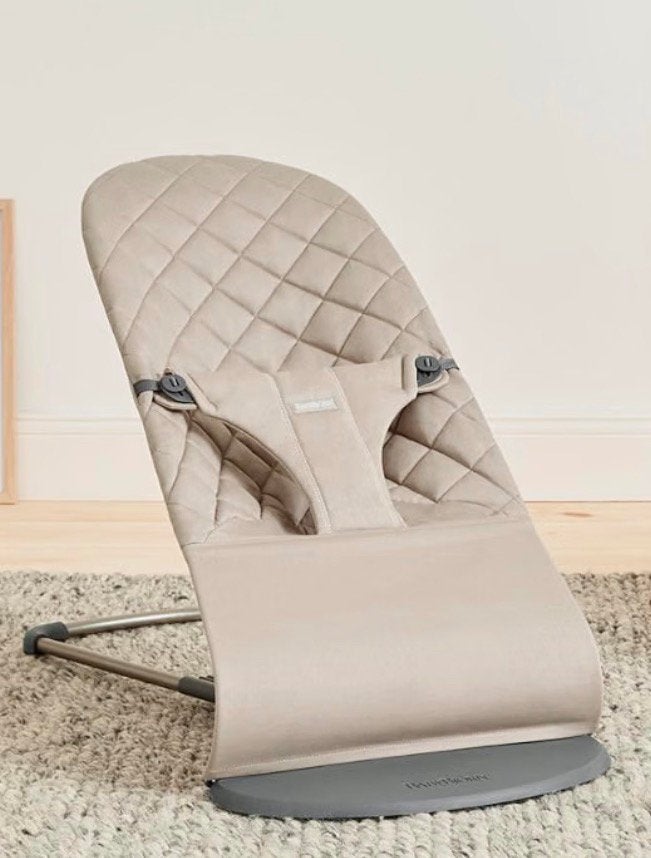 BabyBjörn Wipstoel– beige – zo goed als nieuw, Enlèvement, Comme neuf, Chaise rebondissante