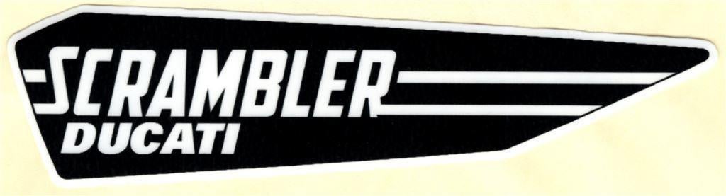 Ducati Scrambler rechts sticker #3, Motoren, Verzenden