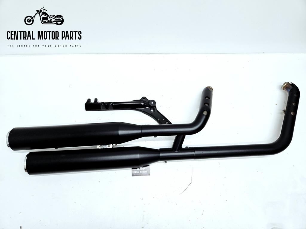 Zwarte Uitlaat Softail 2018-2024, Motoren, Niet ingevuld, Gebruikt, Niet ingevuld, Ophalen of Verzenden