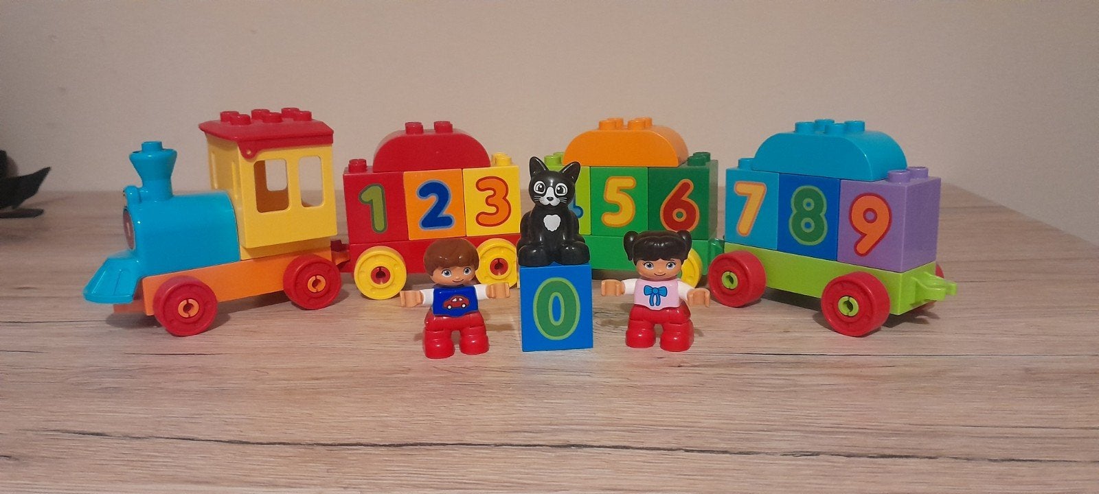 getallentrein duplo, Ophalen