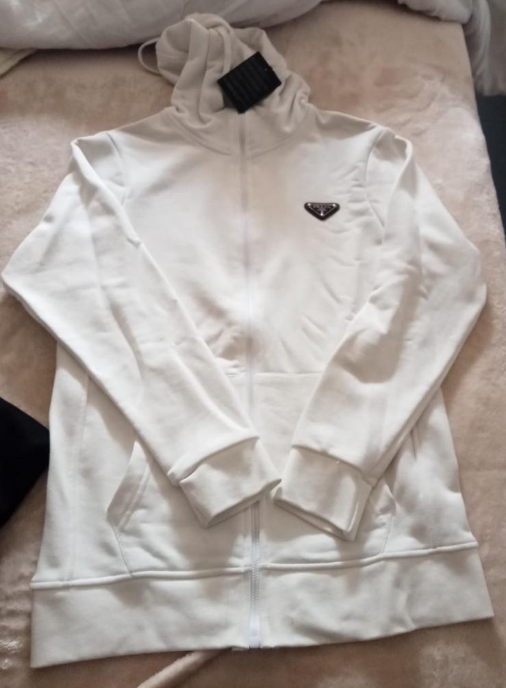 Fermeture éclair Prada, Enlèvement ou Envoi, Neuf, Taille 46 (S) ou plus petite, Blanc