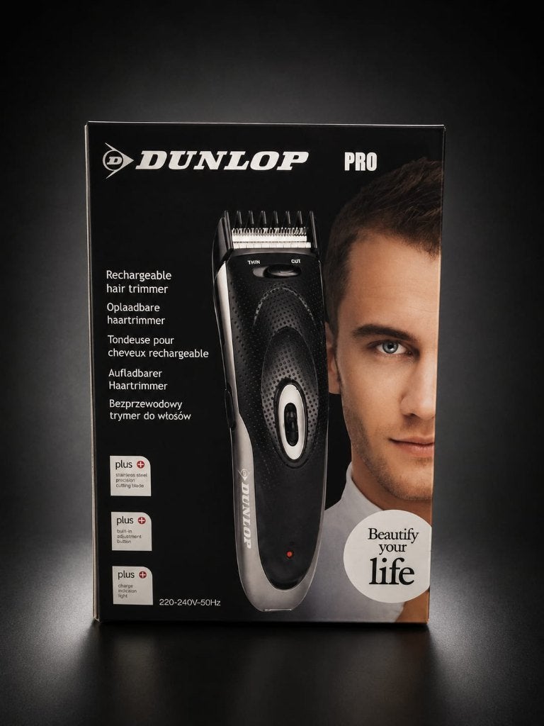 Tondeuse à cheveux rechargeable Dunlop Pro., Enlèvement, Neuf, Rasage ou Épilation