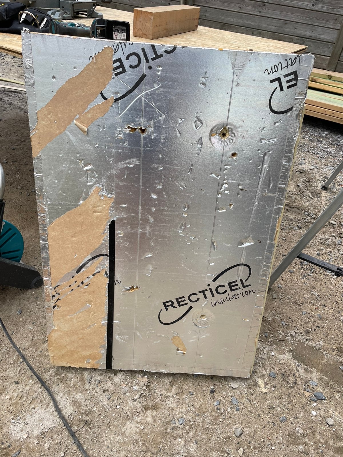 Isolatieplaat, 10 à 15 m², Enlèvement, Utilisé, Mousse rigide (PIR)