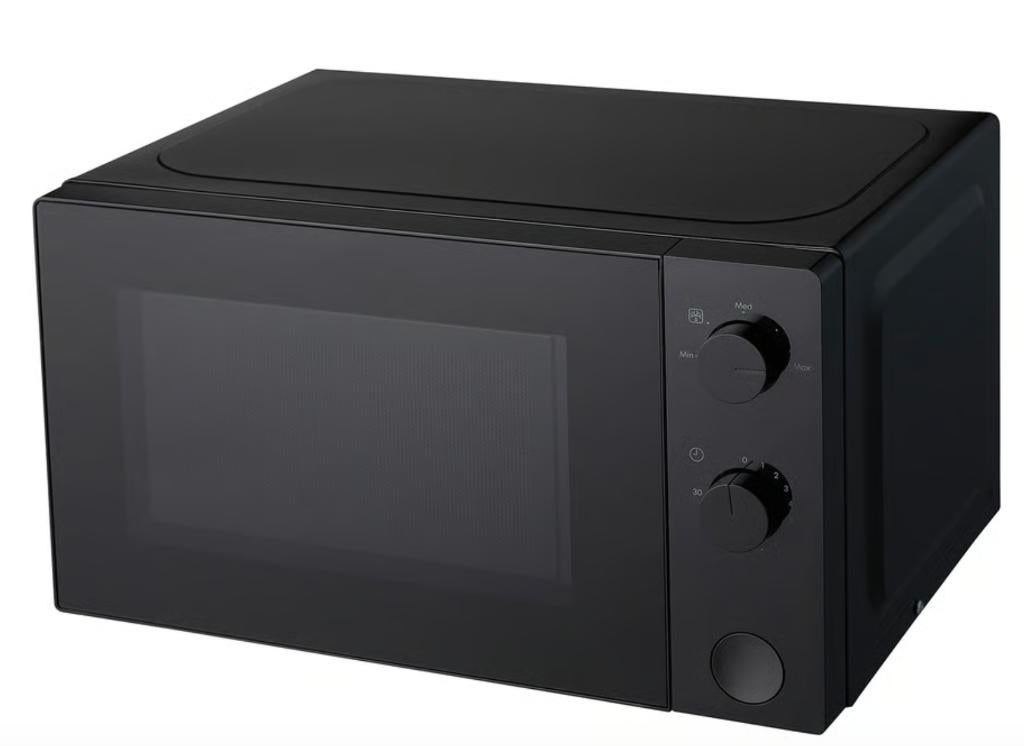 Microgolfoven zwart, Elektronische apparatuur, Microgolfovens, Ophalen, Hete lucht, Zo goed als nieuw, Draaiplateau