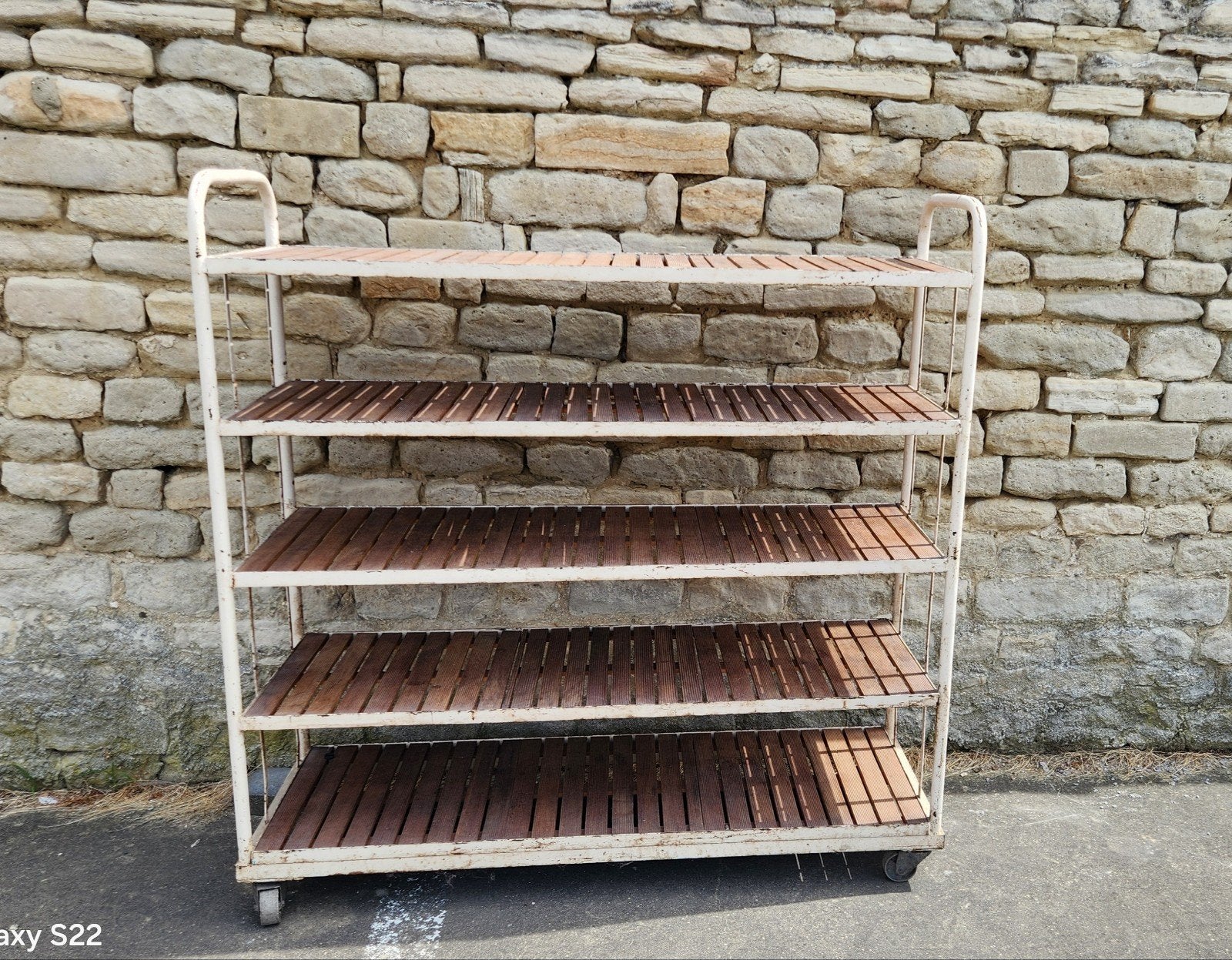 Authentieke vintage  broodrek, Huis en Inrichting, Kasten | Schoenenkasten, Ophalen of Verzenden