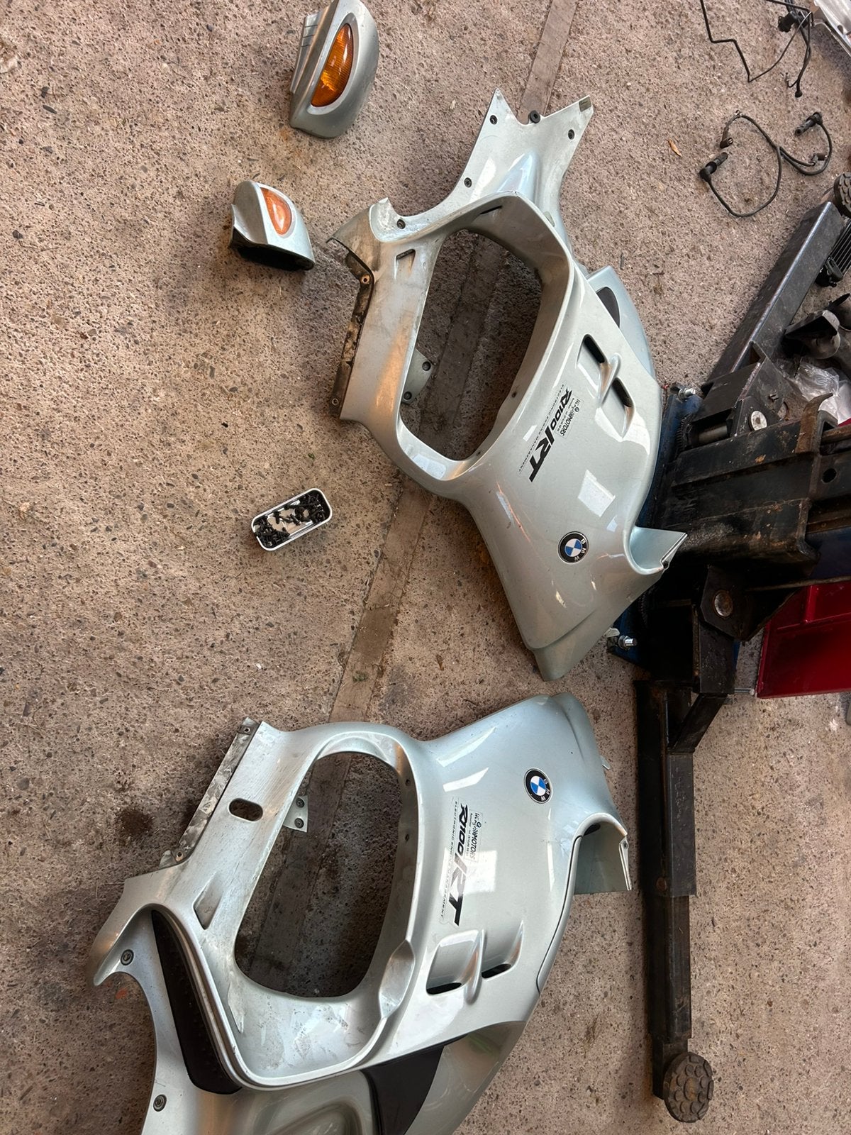 Kappenset BMW R1100RT, Enlèvement, Utilisé