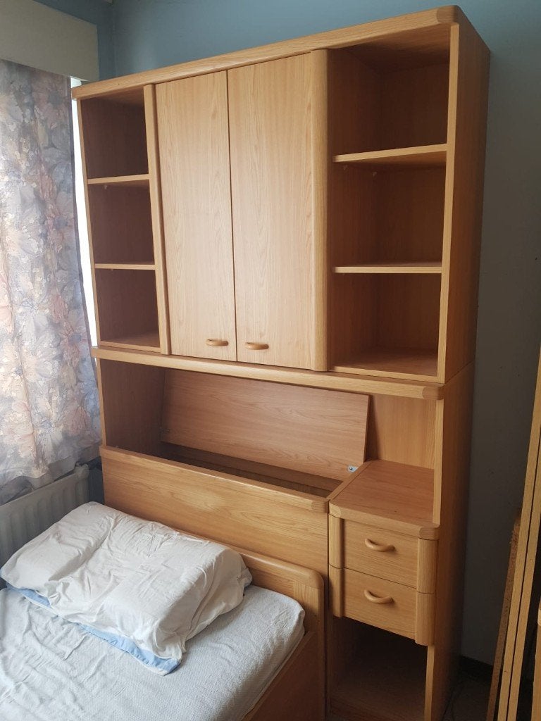 Kinder/tiener slaapkamer, Huis en Inrichting, Slaapkamer | Complete slaapkamers, Ophalen, Gebruikt, Eenpersoons