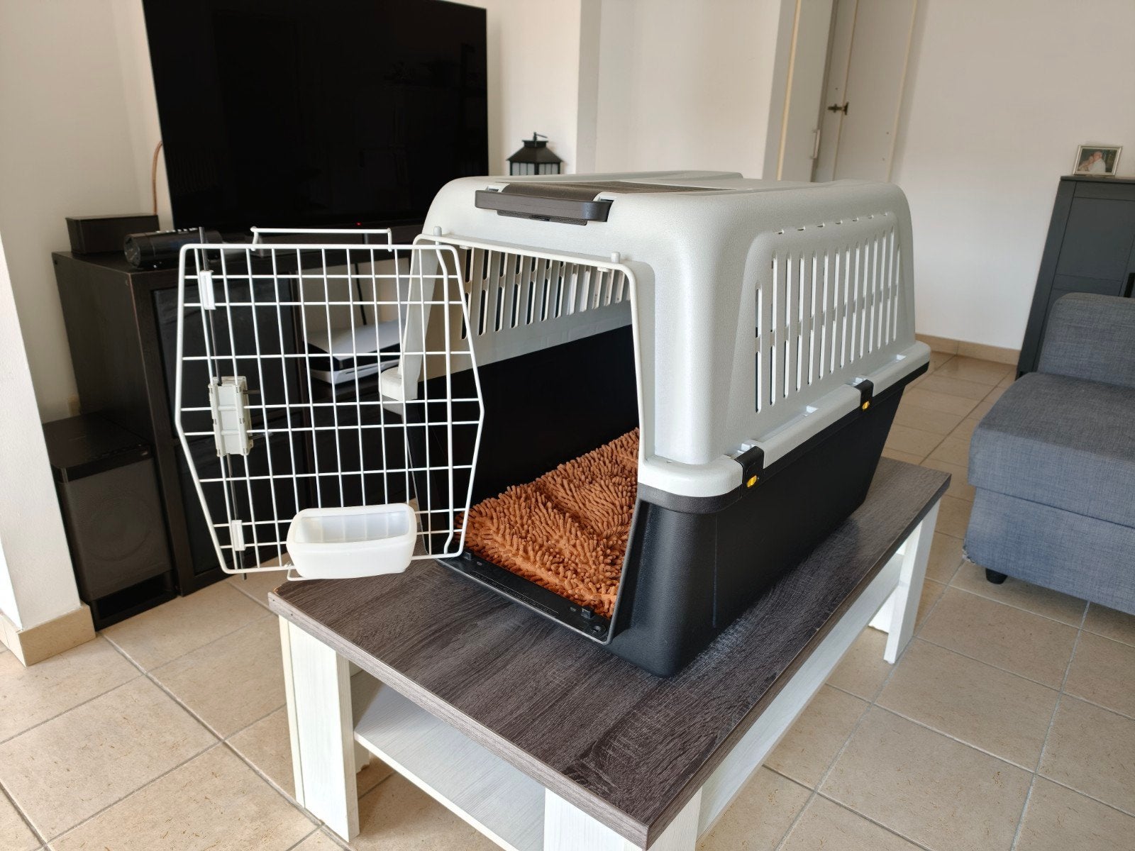 Transportbox voor hond, 75 à 110 cm, Comme neuf, Enlèvement, Niche à chien
