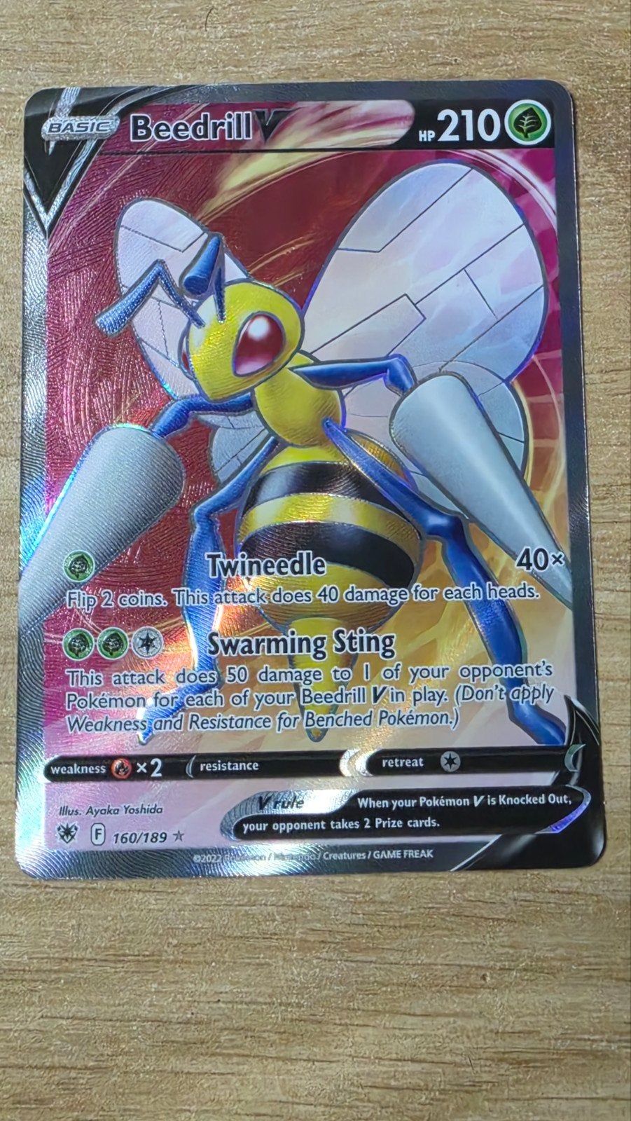 Beedrill 160/189, Enlèvement