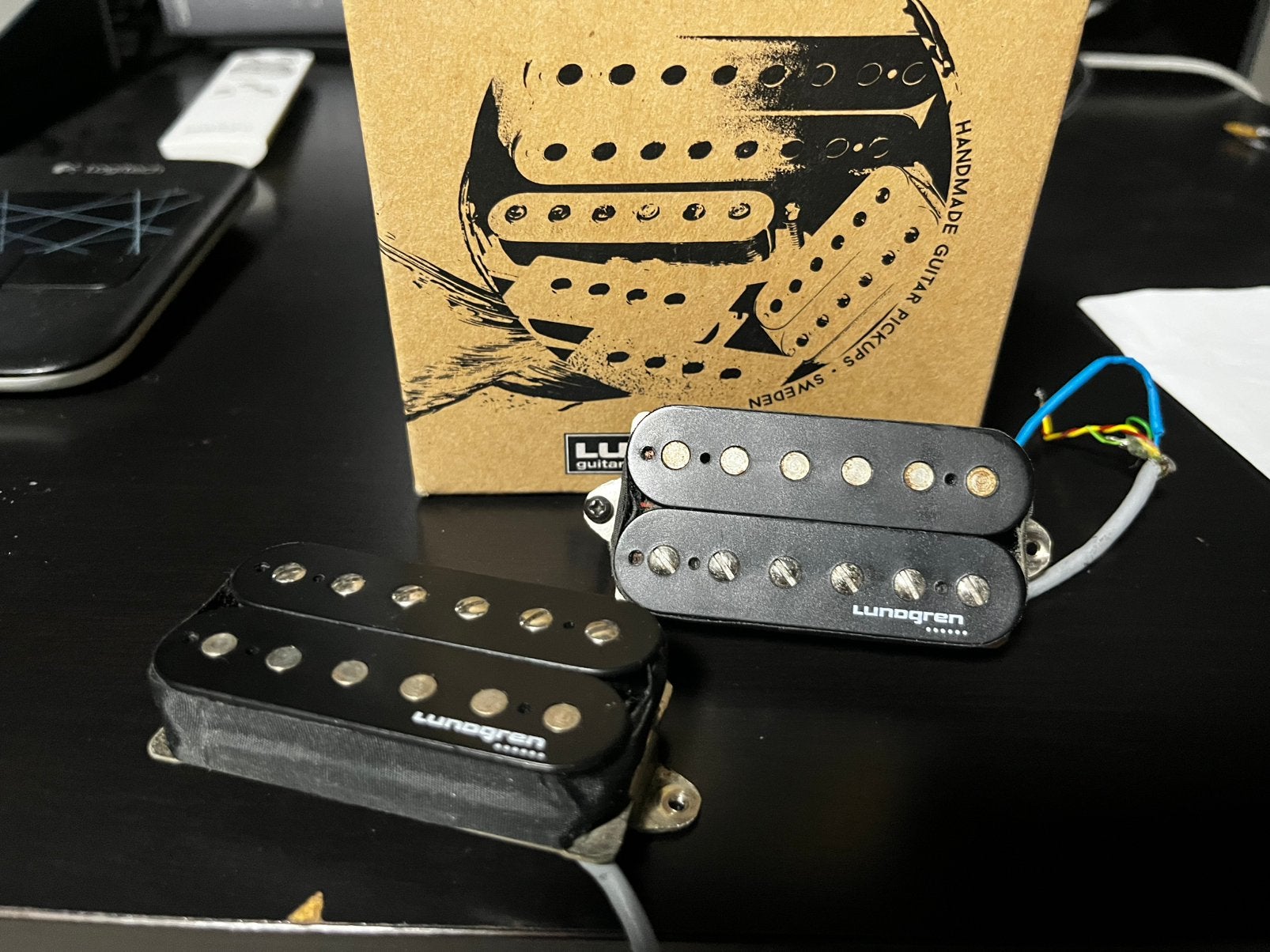 Set de 2 Humbucker Lundgren Hot Heaven – Puissance Vintage, Muziek en Instrumenten, Ophalen of Verzenden, Zo goed als nieuw