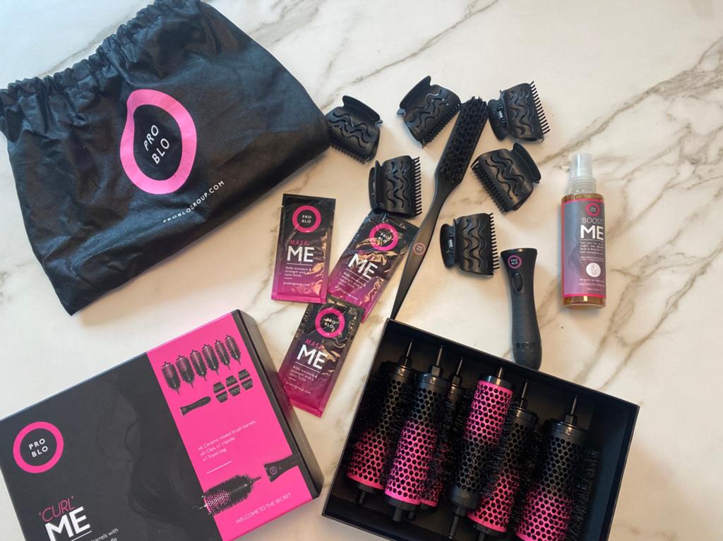 PRO BLO GROUP ronde föhnborstel set, Ophalen, Zo goed als nieuw
