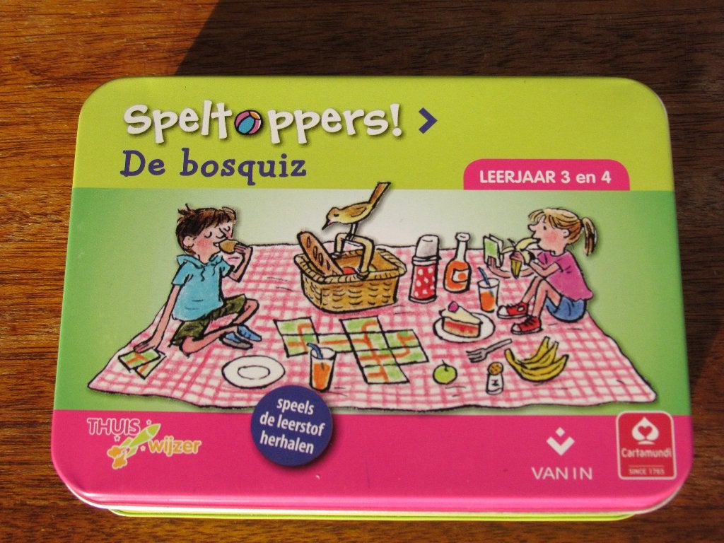 Spel 'De bosquiz', Ophalen, Zo goed als nieuw, Taal en Lezen