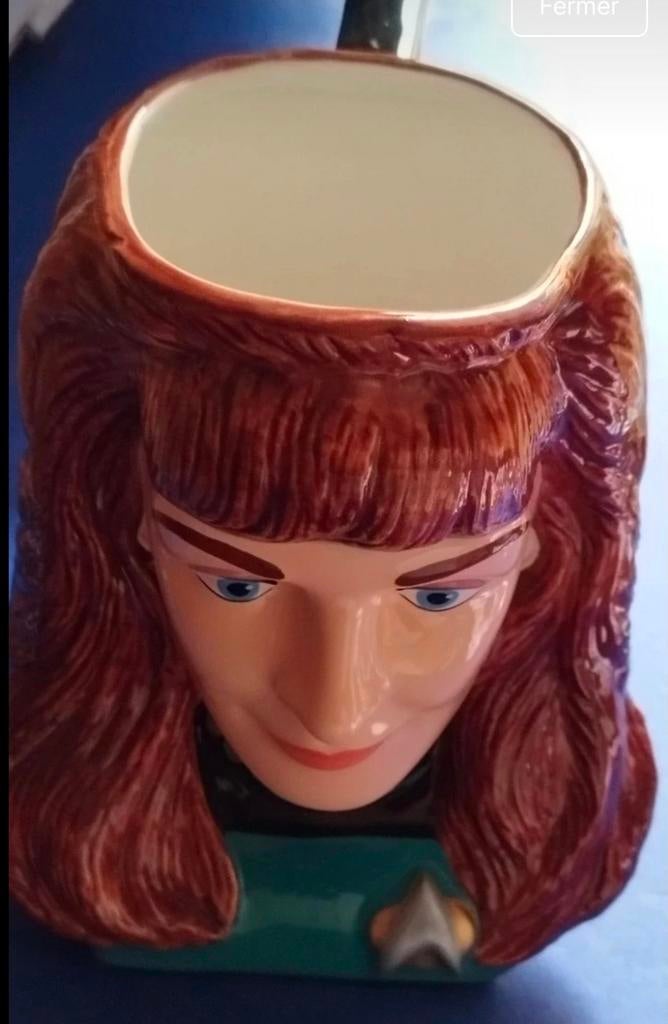 Zeldzame Star Trek Collector Mug uit 1994 Deze mok wordt ver, Verzamelen, Film en Tv