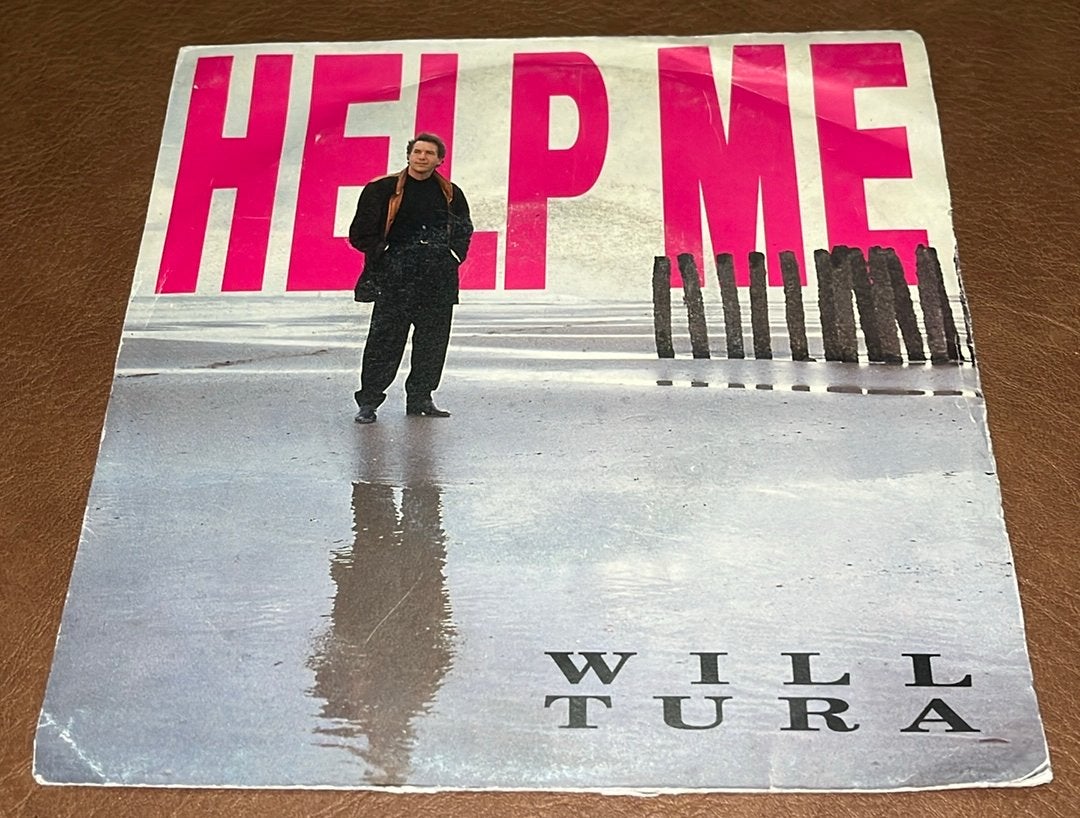 Will Tura ‎– Help Me - 7” vinyl single - NL - 1990, Enlèvement ou Envoi, Utilisé