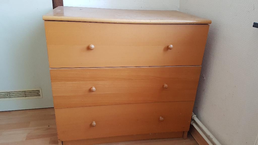 Commode 78X80X48 cm, Maison & Meubles, 3 ou 4 tiroirs, 25 à 50 cm, Comme neuf, Contemporain