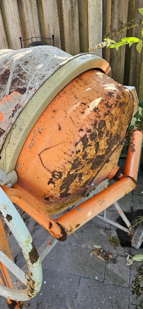 Betonmolen, Ophalen, Gebruikt