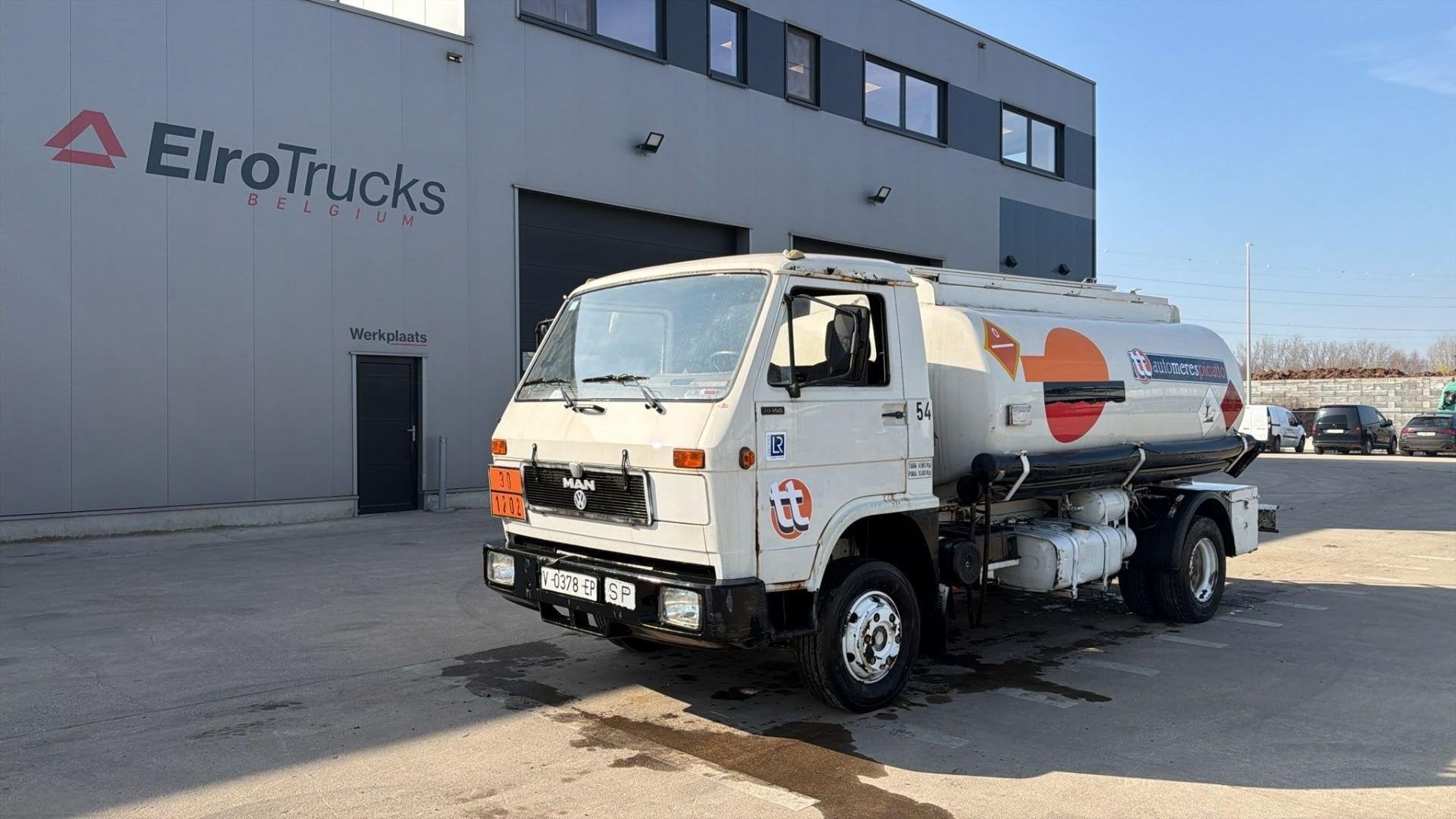 MAN 10.153 (7410L / STEEL SUSP / MANUAL PUMP / POMPE MANUELL, Euro 2, Achat, 110 kW, Entreprise