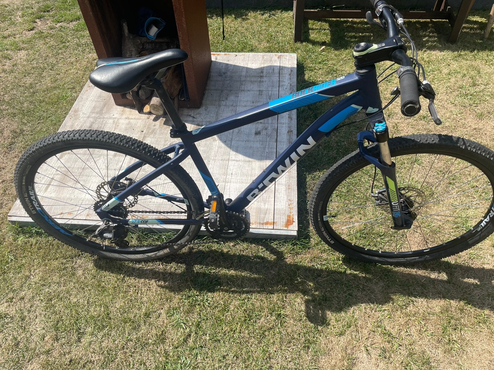 Vtt rockrider 520 bleu, Enlèvement, Utilisé, Frein à disque, Autres marques