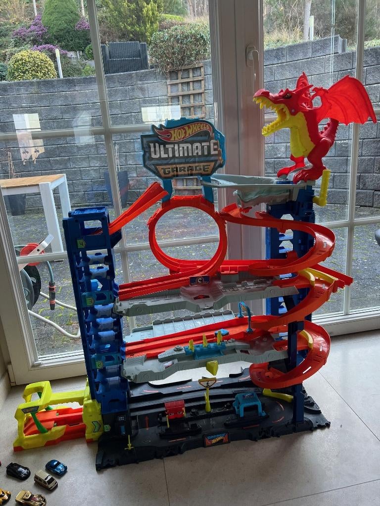 Hot Wheels City Ultimate Garage, Ophalen, Racebaan, Zo goed als nieuw, Hot Wheels