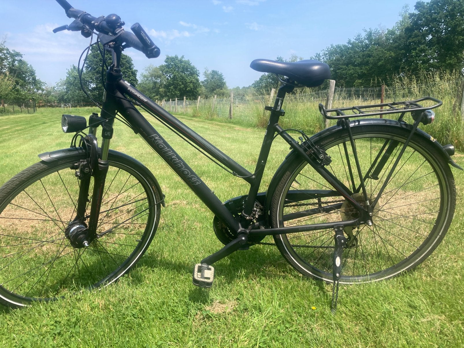 Kalkhoff trekking/stadsfiets, Ophalen, 28 inch, Velgrem, Zo goed als nieuw