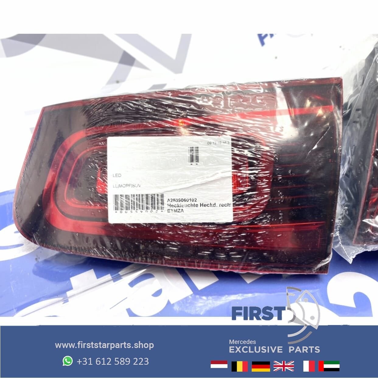 W253 FACELIFT GLC LED ACHTERLICHT SET RECHTS Mercedes 2020-2, Gebruikt, -, Ophalen of Verzenden, -