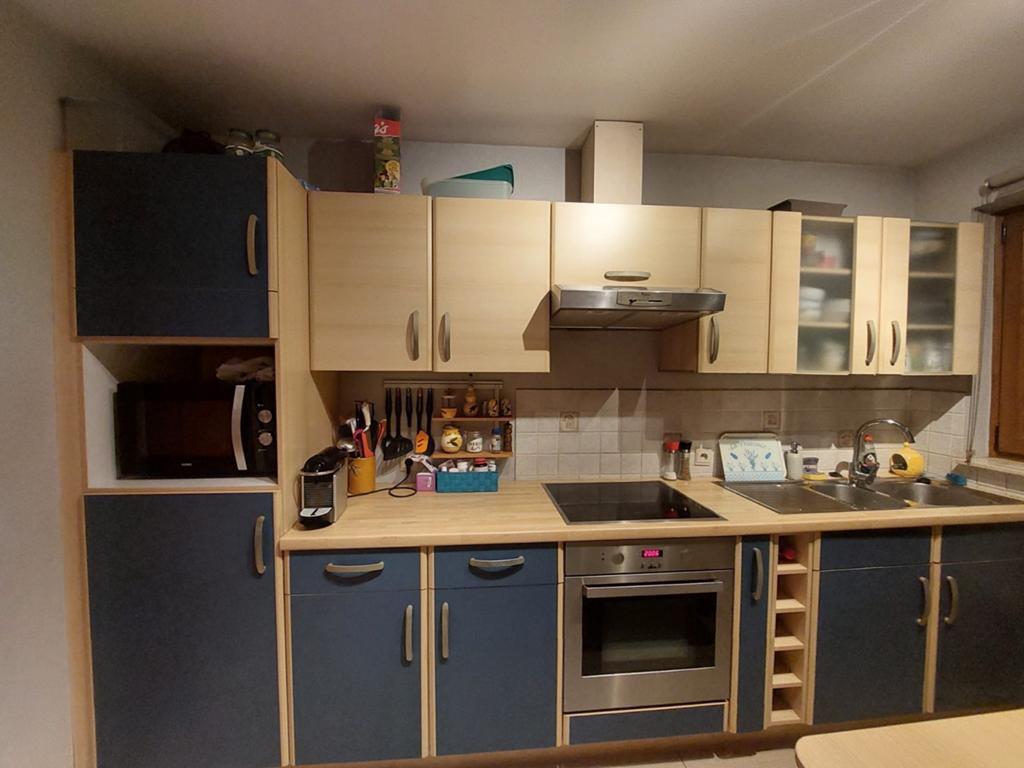 Meubles de cuisine + électro, Maison & Meubles, Enlèvement, Utilisé, Cuisine à paroi simple