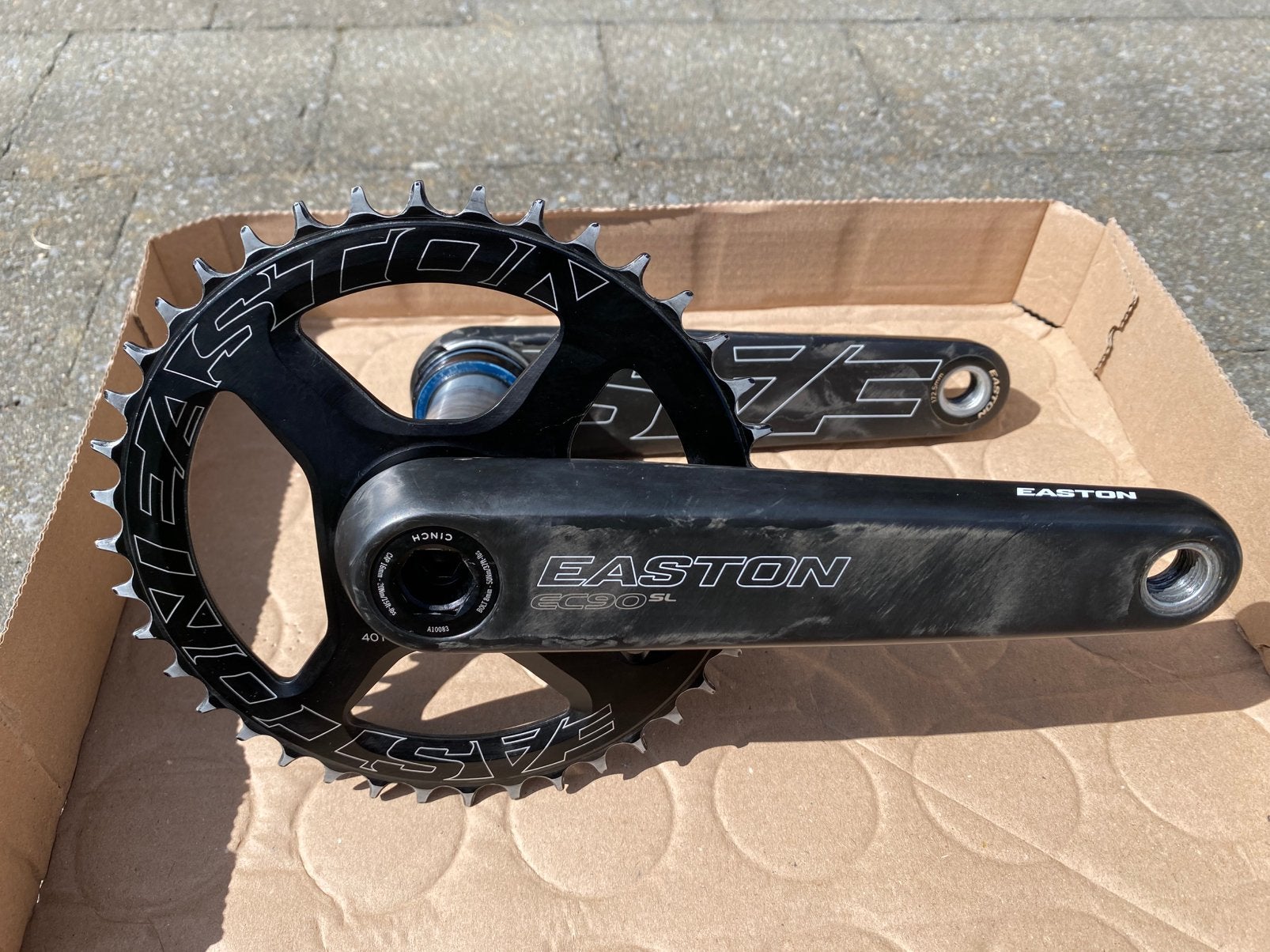 Cranckstel Easton EC90sl carbon, Fietsen en Brommers, Fietsonderdelen, Ophalen, Zo goed als nieuw, Carbon