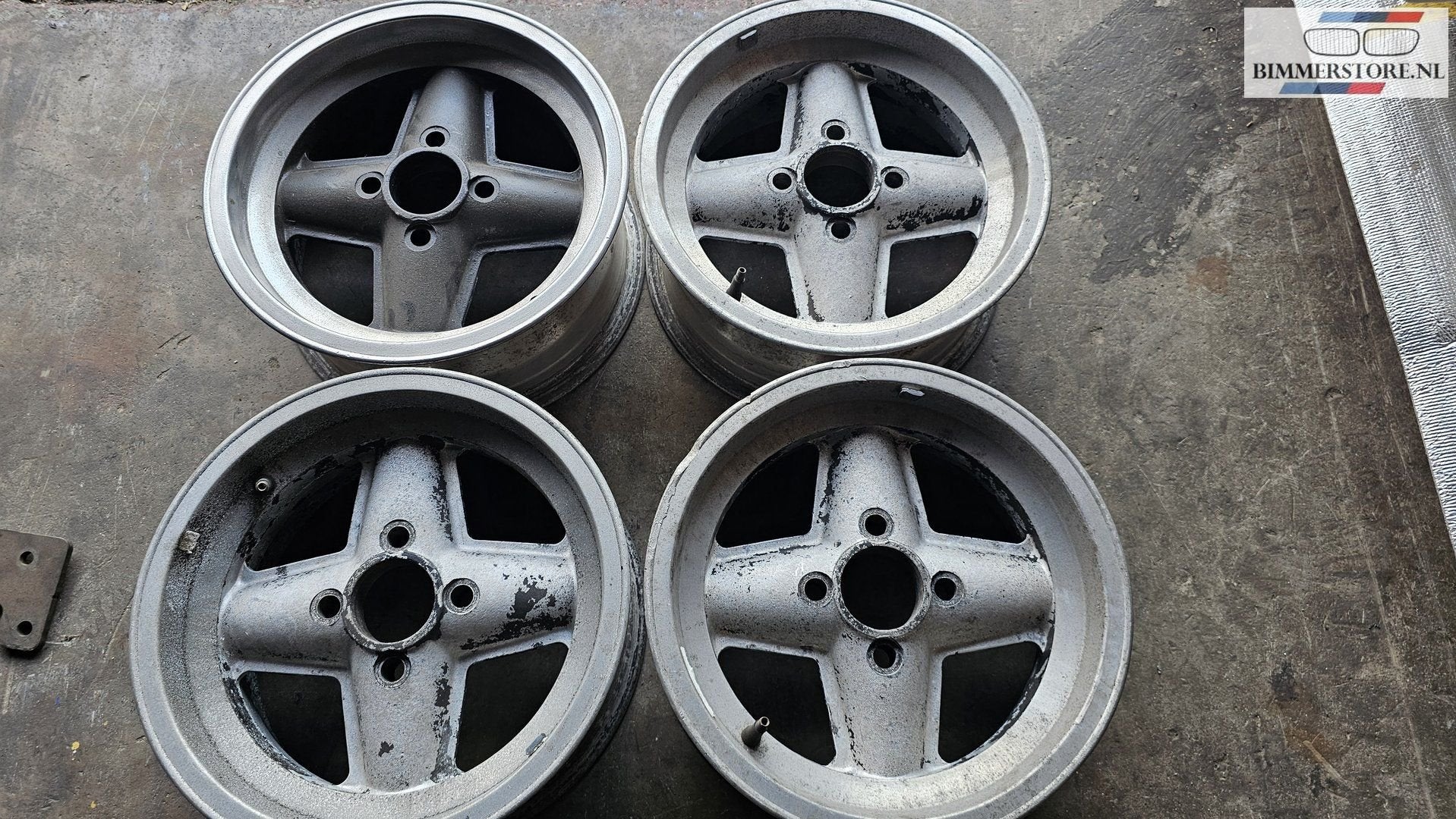 Set velgen Revolution wheels 13X6 Mini Cooper, Auto-onderdelen, Banden en Velgen, Banden en Velgen, Gebruikt, Ophalen