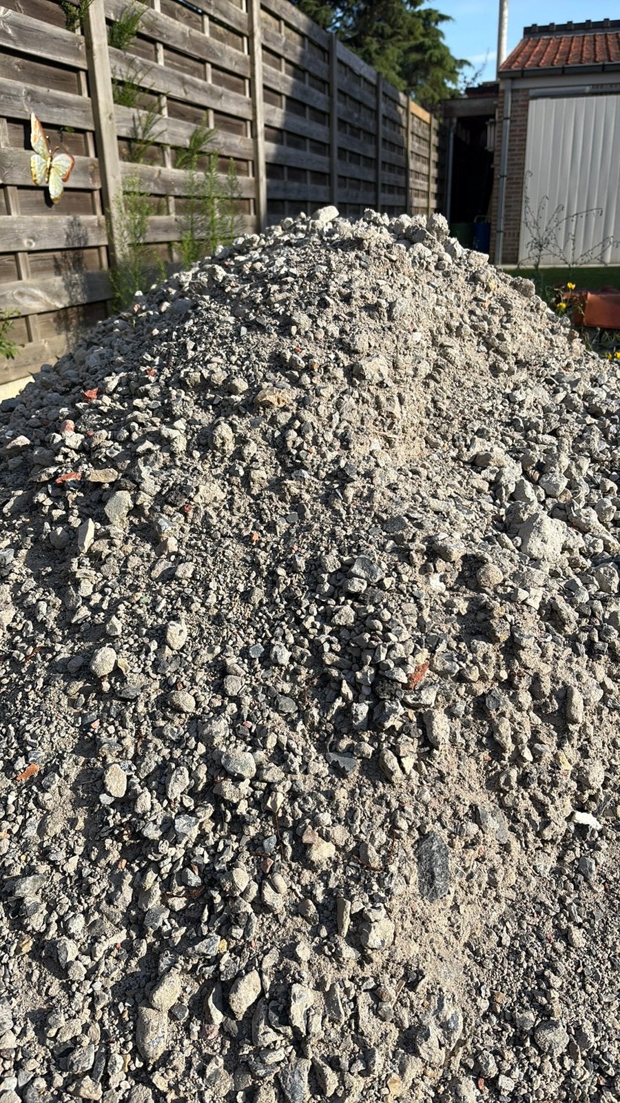 Gratis gebroken betongranulaat 0/20, Ophalen, Overige materialen, Overige typen, Zo goed als nieuw